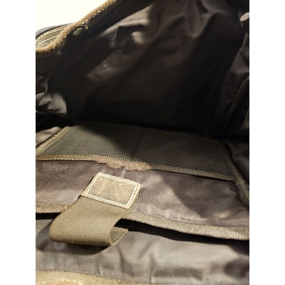 Claire Chase Jumbo Leather Laptop Backpack Brown Fits 17" Computer Bag #329 - Picture 10 of 10